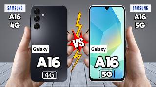 Samsung Galaxy A16 4G Vs Samsung Galaxy A16 5G - Full Comparison 🔥 Which is BEST for You?