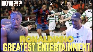 🤯Ronaldinho Highlights (REACTION)| THE MOST ENTERTAINING FOOTBALLER EVER! | BaffourHD