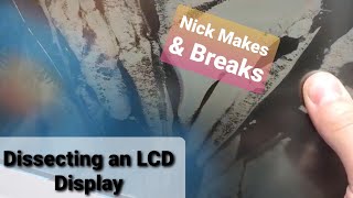 Dissecting a Laptop LCD Display