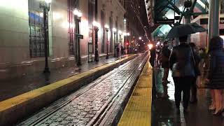 NJT HBLR - Kinkisharyo Extended LRV #5024 at Exchange Place