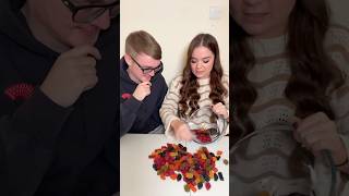 Betting on Wine Gums😳🍬Pt2?! #challenge #game #vs #candy #foodie #guess #couple #fyp