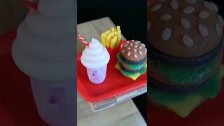 Fries Grimace Shake Diorama Clay