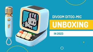 Unboxing The Best Bluetooth Speaker Divoom Ditoo-Mic Mini in 2023 @Divoominternational #gadgets