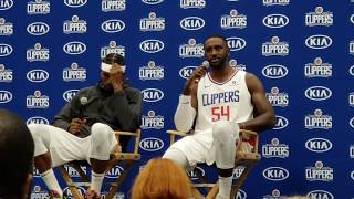 Patrick Patterson Question LA Clippers Media Day (2019/2020)