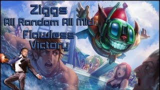 Full Game Play - ARAM Ziggs - Flawless Victory!