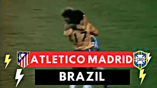 Brazil vs Atletico Madrid 3-0 All Goals & Highlights ( 1978 Friendly Match )