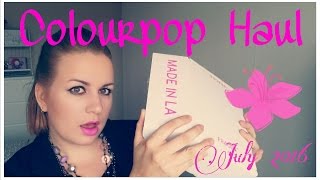 My first Colourpop Haul/Unboxing/Swatches/Veronika Shares