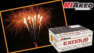 Riakeo Fireworks - Exodus | Top Verbund mit 178 Schuss im Kaliber 20/25mm [Neuheit 2023]