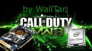 Call of Duty MW3 Gameplay on GeForce 8600GT/Core 2 Quad Q6600/