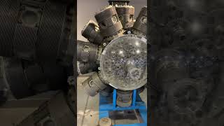 Insane Bristol Radial aircraft engine gearing #shorts