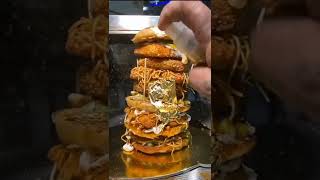 24k Gold Burger King Making 🤩🔥 Indian Street Food 🥵#streetfoods #shorts #burger #shortfeed