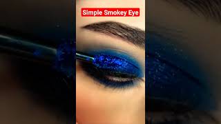 Simple Smokey Eye Makeup#shorts#smokeyeyeforbeginners