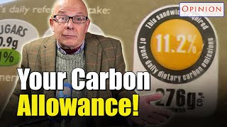 Here's your daily carbon allowance! What!!!