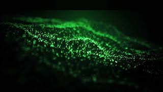 Particle green background After effect - slow