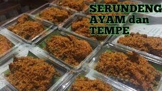 resep ayam serondeng/orek tempe