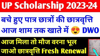 खुशखबरी😍 up scholarship kab tk ayega 2024 / up scholarship latest news today / up scholarship status