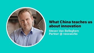 Innovation growth of China | Steven Van Belleghem