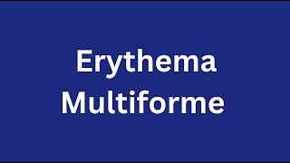 Erythema Multiforme