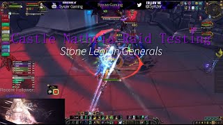 Castle Nathria Raid Testing - Stone Legion Generals and Shriekwing