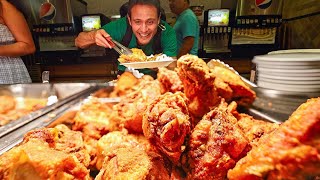 Giant AMISH BUFFET!! Fried Chicken + Beef Brisket | $14.99 All You Can Eat American Country Food!