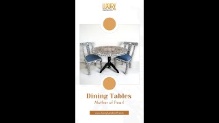 Mother of Pearl Dining Table | Stylish Dining Tables set 2