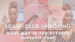 NPTressTreats TV: October Scarf Club Unboxing