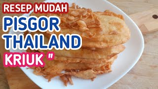 PISANG GORENG THAILAND KRIUK" || cocok jadi usaha Modal kecil #Masakan [ Cooking Vlog ]