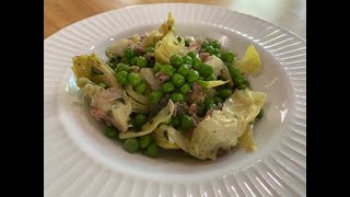 Italian Peas, Artichokes and Prosciutto Side Dish