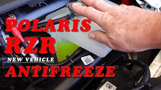 How to add antifreeze to a brand new Polaris RZR XP Turbo First Time