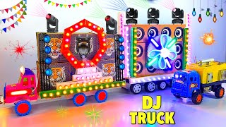 Mini Dj Truck at home | How to make small Dj truck | dj truck loding djcompetition mini dj speakers