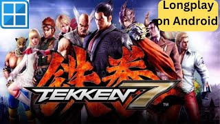 Tekken 7 on Android using Winlator GLIBC CMOD and turnip 25 revision 1