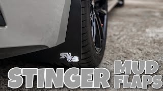 Installing Rally Style Mud Flaps / Splash Guards (RokBlokz 2022 Kia Stinger)