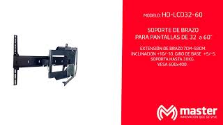 HO-LCD32-60 - Soporte de Brazo de 32" a 60"