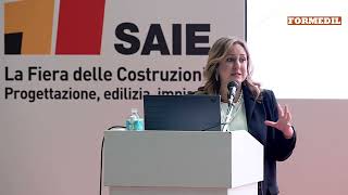 21 ottobre 2022 Saie Bologna -  Elena Lovera, presidente Formedil