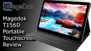 One of the Best Portable Touchscreen Monitors - Magedok 15.6” T156D