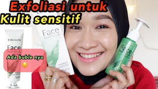 Cara pakai FACE PEEL SCRUB Exfoliating MS Glow, otomatis kinclong