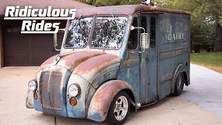 Restored Rusty Milk Truck Hits 114mph | RIDICULOUS RIDES