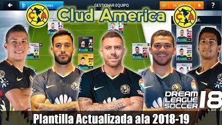 ¡PLANTILLA DEL CLUB AMÉRICA PARA DREAM LEAGUE SOCCER 18 (ACTUALIZADA AL 2018-19)