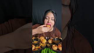 SPICY pani puri eating challenge #shorts #shortsviral #golgappa #asmr #mukbang #indianstreetfood