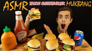 | MUKBANG  먹방   ASMR  | BACON CHEESEBURGER