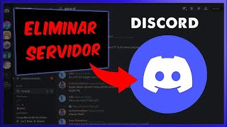 Como ELIMINAR SERVIDOR en DISCORD ⭐ 2023