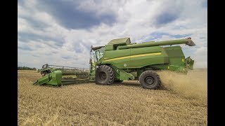 Žně 2018 - John Deere T660i + 630X