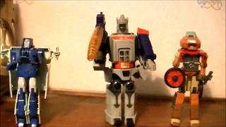 Peteman Reviews Transformers G1 Scourge, Galvatron & Wreck-Gar