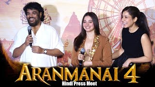 Sundar C's Aranmanai 4 Hindi Language Released Meet | Tamannah Bhatia, Raashi Khanna