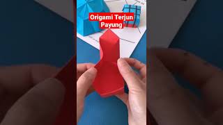 Cara Membuat Origami Terjun Payung