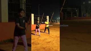 With My Student|Single Stick Silambam #silambam #martialarts #silambattam #selfdefence #tamil #vijay