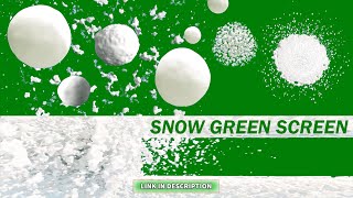 SNOW GREEN SCREEN ANIMATION NO COPYRIGHT