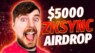 🔥 5000$ Zksync Airdrop 🤩 Step By Step Tutorial In Hindi 🔥 Biggest Upcoming Airdrop