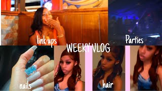 Weekly vlog : Influencer Edition ! Nails , Hair , link ups , parties | Yonii