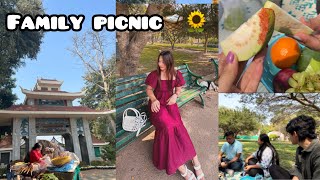 A sweet FAMILY PICNIC 🧺🌻in lalbagh park Bangalore || ANIEE🤍